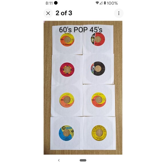 Lot of 21 Vintage 45s from 50s and 60s Pop and Country - Picture 1 of 3